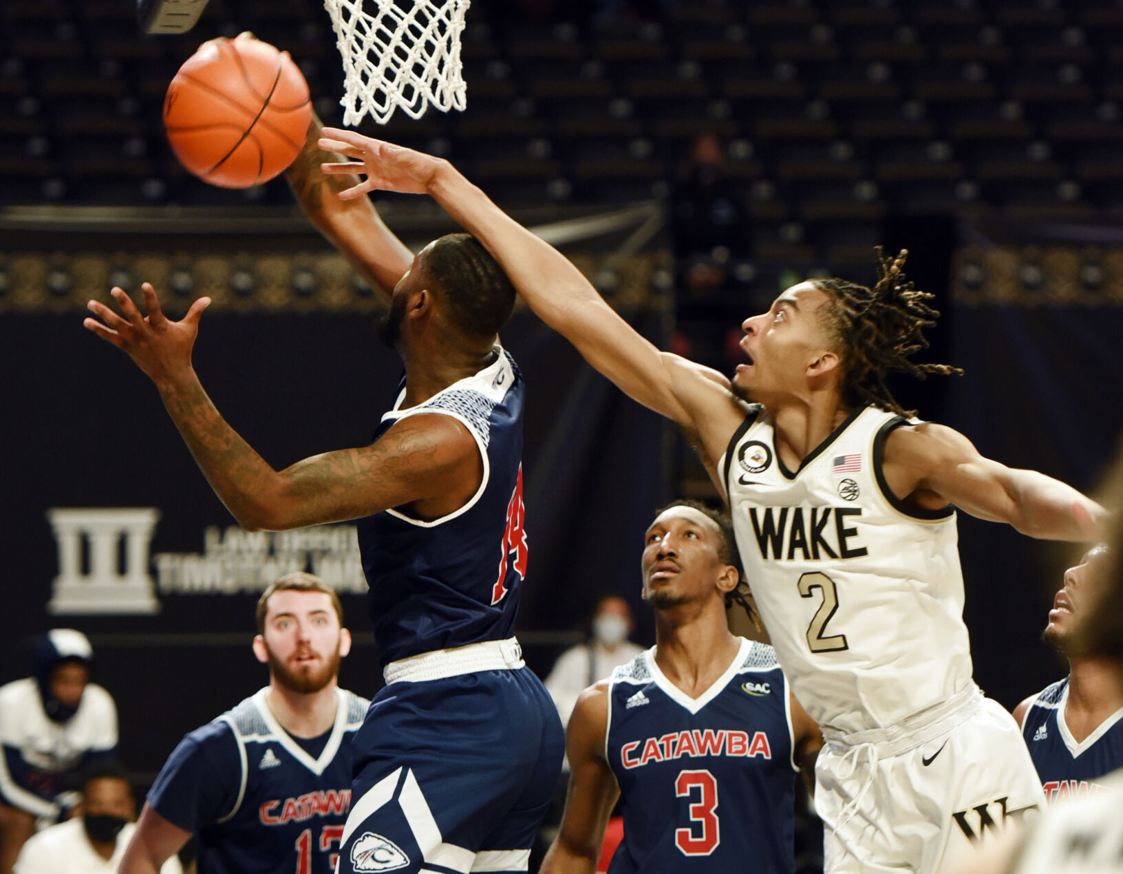 Catawba Wake Forest basketball